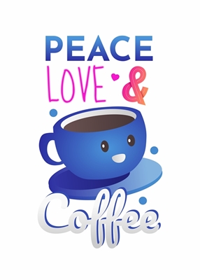 vrede, liefde en koffie