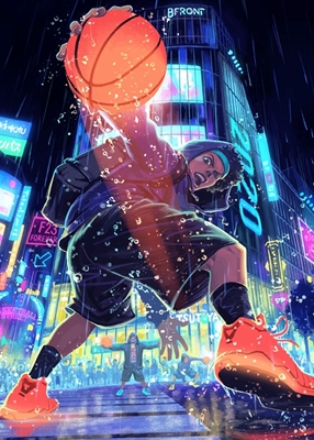 En ung gutt Basketball Journey