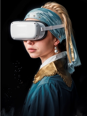 Girl With Vr Glasses