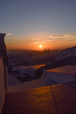 Pôr-do-sol em Granada