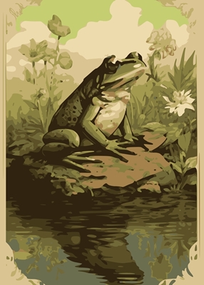 Śliczna żaba