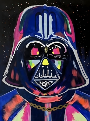 Farverige Darth Vader