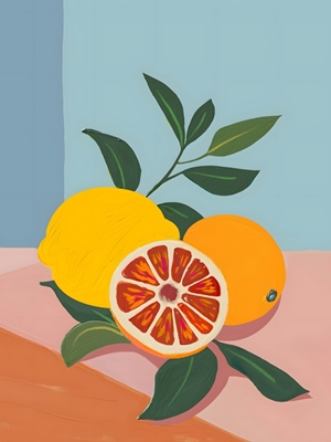Italienska citrusfrukter 