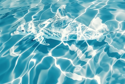 Dauphin en eau claire | IA