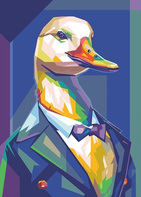Duck Man in design wpap