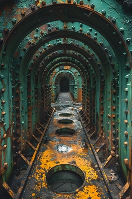 Túneis enferrujados do passado