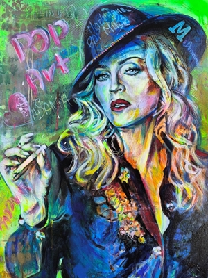 Sztuka uliczna Madonny 