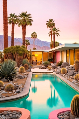 Maison du milieu du siècle à Palm Springs