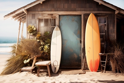 Starý surfařský dům
