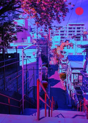 Sonho das escadas de Tóquio