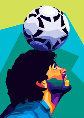 Diego Maradona Wpap Pop Art