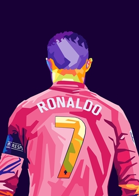 Critsiano Ronaldo Zurück Pop Art