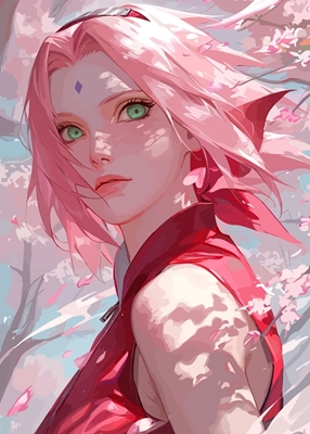 Sakura Schattig Meisje Anime