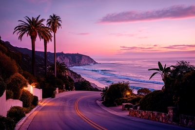 Droga plażowa w Los Angeles