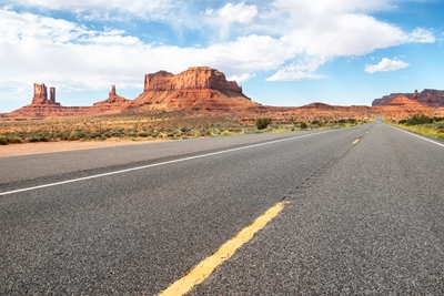 On the Road in Monument Valley