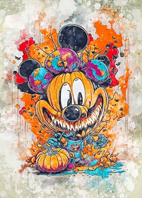 Mickey Mouse Femenino Halloween