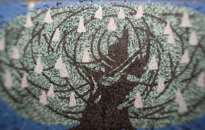 Mosaik-Baum