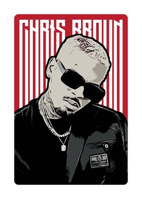 Chris Brown Arte Vectorial