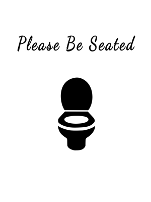 Please Be Seated