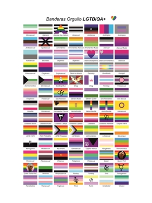 LGBTQIA+ Pride flags - Spanish
