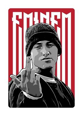 Eminem bij Vector Portret