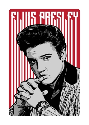 Ritratto di Elvis Presley