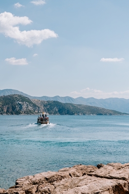 En båttur på det turkosa havet