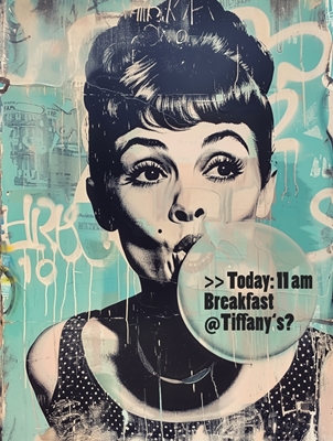 Street Art Tiffany Snídaně