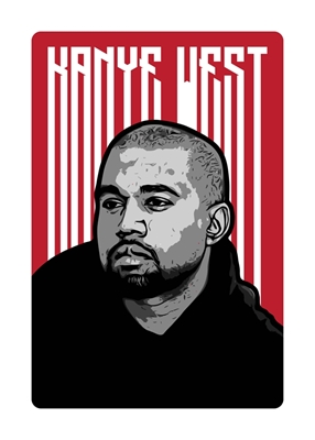 Retrato de Kanye West