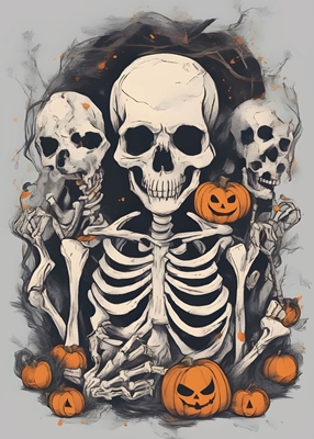 Totenkopf Halloween