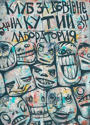 Graffiti de cabezas