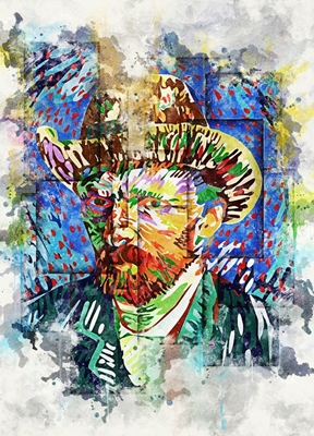 Vincent van Gogh Akvarel