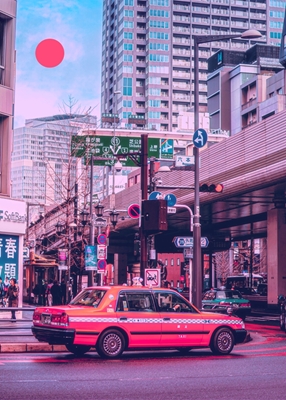 Tokyo pastel bil