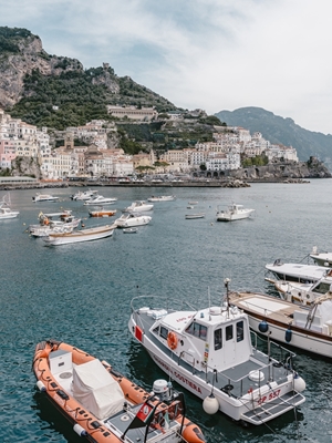 Boats at the Amalfi Coast