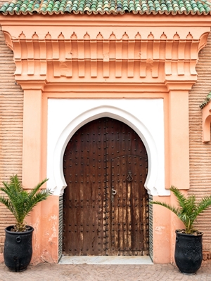 Dveře paláce v Marrákeši