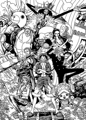 One Piece Manga-Kunst