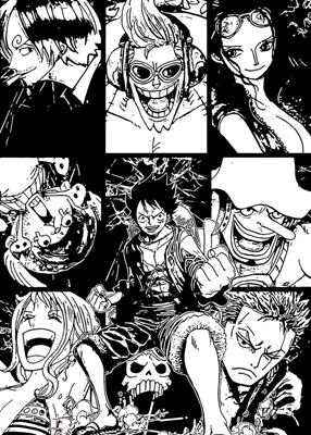 One Piece Manga-Kunst
