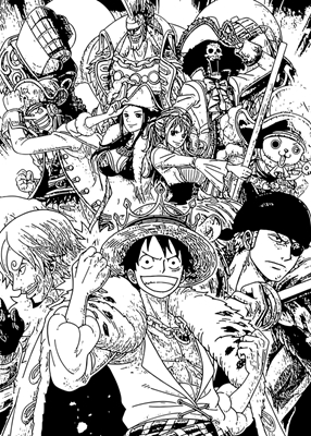 Arte manga de One Piece