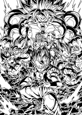 Dragon Ball Z Manga -taide