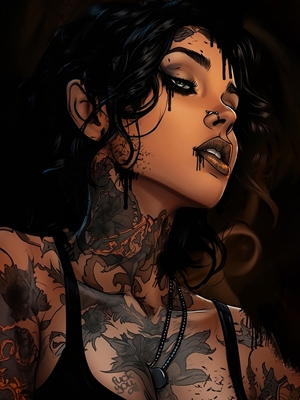 Mujer Tatuaje Sexy