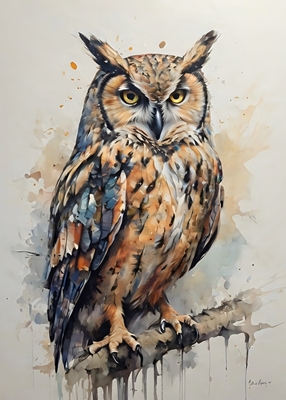 Owl Paint