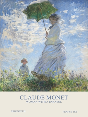 Claude Monet - Kvinna Parsol