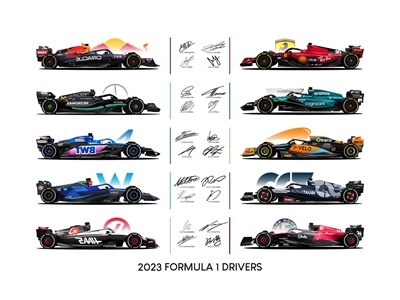 Vuoden 2023 Formula 1 -kuljettajien luettelo