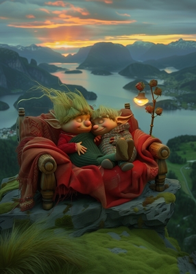 Trolls over the Fjords