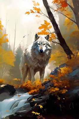 Wilk w lesie 3