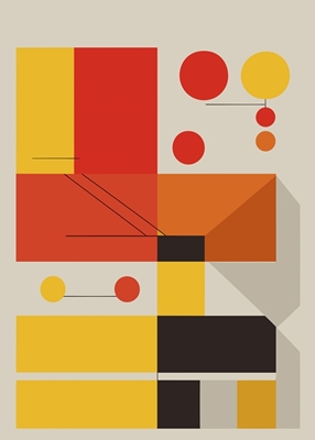 Formas abstratas Bauhaus