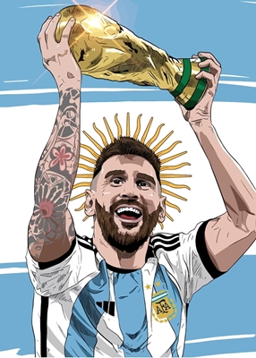 Lionel Messi - Arte Pop