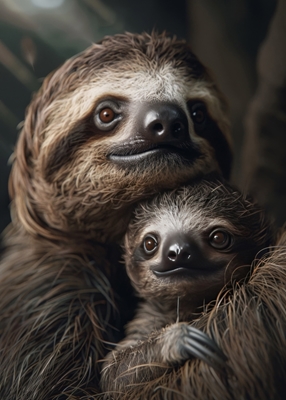 Sloth Animal Family