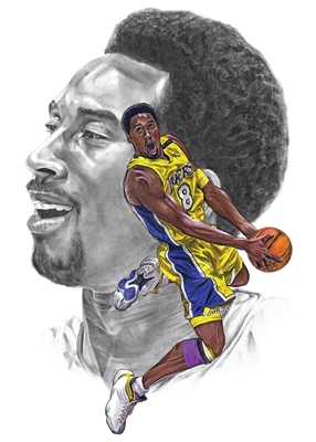 Kobe Bryant Art Basketball