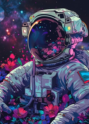 Weltraum-Blumen-Serenade
